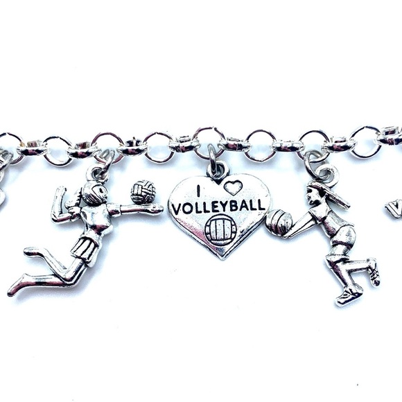 Volleyball Charm Bracelet - Picture 5 of 10